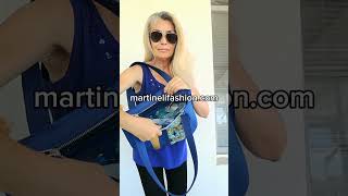 Easy Elegant Leather ToteLarge Blue Bag leatherdesign leatherbag fashionootd christmasgifts [upl. by Norbie]