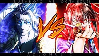 SUSANOO VS OKITA RAP  Shuumatus no valkirye  Record of Ragnarok  2024  AdloMusic [upl. by Naloj]