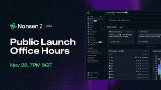 Nansen 2 Public Beta Launch  Product Walkthrough and QampA 🎉 [upl. by Bondon]