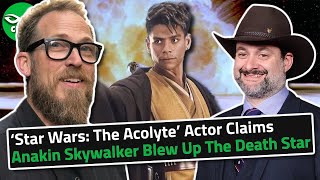 Anakin Blew Up The Death Star  Acolyte Actor Embarrasses Himself [upl. by Pachton]