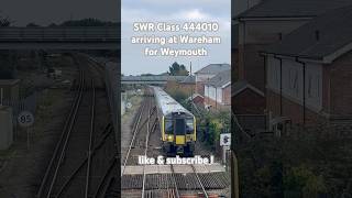 SWR Class 444010 at Wareham Level Crossing [upl. by Naryb]