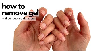 How to remove gel from your nails without destroying them [upl. by Hollerman]