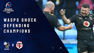 Highlights  Wasps v Stade Toulousain Round 3 │Heineken Champions Cup Rugby 202122 [upl. by Adnylem]