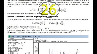 physique des matériaux  serie 4  ex6  q1q2q3 [upl. by Gonsalve]