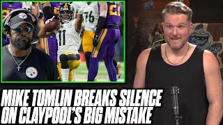 Mike Tomlin Talks Claypool 1st Down Celebration amp Coaching Young Players  Pat McAfee Reacts [upl. by Ardnaek]