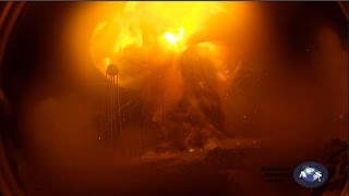 Antares rocket explosion from the launch pad [upl. by Hoi693]