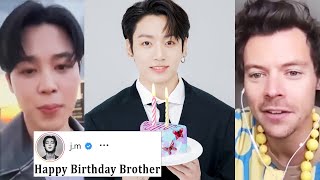 Famous People Wishing Jungkook Happy Birthday  BTS Jungkook Birthday Celebration [upl. by Cruz843]