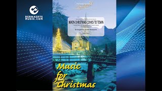 WHEN CHRISTMAS COMES TO TOWN  Glen Ballard amp Alan Silvestri arr Frank Bernaerts [upl. by Shear514]