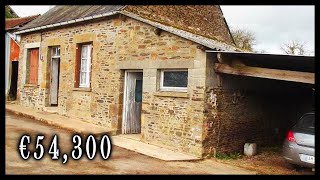 Renovation Project Stone Cottage for Sale Normandy Real Estate [upl. by Chelsea]