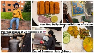 Non stop Daily Responsibilities of a MomPoor experience of Uk Mechaniciansale Tesco [upl. by Neelyam171]