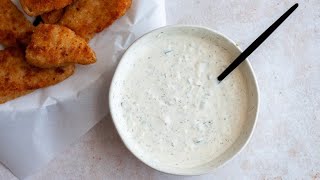 Simple Tartar Sauce Recipe [upl. by Ondrea]