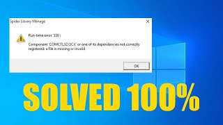 How to Fix COMDLG32ocx Missing or Invalid Error Windows 1011 [upl. by Austina857]