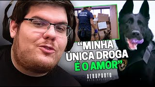 CASIMIRO REAGE AEROPORTO  SABIA QUE DA PRA ADOTAR O CACHORRO DA FEDERAL  Cortes do Casimito [upl. by Ahsenom173]