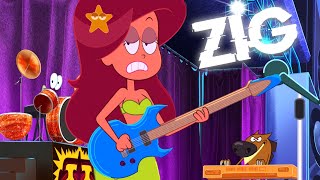 Zig amp Sharko  Rock band S03E37 BEST CARTOON COLLECTION  New Episodes in HD [upl. by Atsirk41]