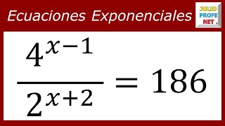 ECUACIONES EXPONENCIALES  Ejercicio 9 [upl. by Frieda]