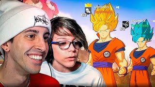 duos con thiago en fortnite x dragon ball [upl. by Isdnil]