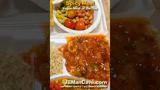 Plant Based SPICY MEAL VEGAN FOOD JBManCavecom Shorts [upl. by Salokin]