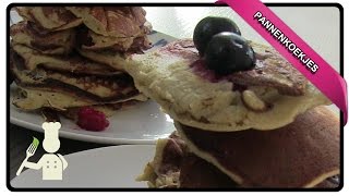 GEZONDE PANNENKOEKEN MAKEN  GLUTENVRIJ  RECEPT 20  GEZONDHEIDSGOEROE [upl. by Nosille]