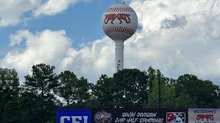 Carolina Mudcats Baseball amp Five County Stadium Zebulon NC [upl. by Yevi]