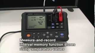 Portable Resistance Testing  Resistance Meter RM3548  Hioki [upl. by Cutlor]