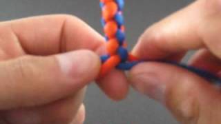 How to Tie a Four Strand Round Braid by TIAT quotThe Easy Wayquot [upl. by Gem]