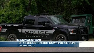 Clarksville without police department after officers fired quit [upl. by Bobina]