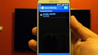 Samsung Galaxy S4 Octa Core  Screen Mirroring with All Share Cast Dongle [upl. by Weide3]