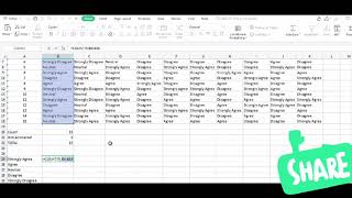 How to Calculate Percentage in Likert Scale Plus Presentation and Interpretation [upl. by Len]