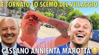 CASSANO SEI IMBARAZZANTE IGNORANTE E PRESUNTUOSO MAROTTA UMILIATO DA CASSANO😂 BRUTTA L’IGNORANZA😂 [upl. by Dovev]