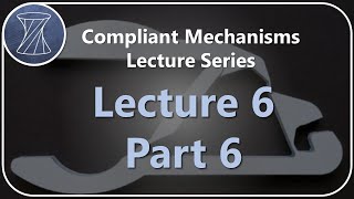 Compliant Mechanisms Lecture 6 Part 6 [upl. by Ohara84]