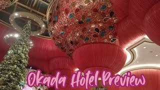 Okada Hotel Preview decoration design christmas [upl. by Mettah]