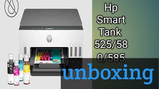 Hp Smart Tank 580585525 Printer Unboxing amp Setup [upl. by Atiuqahc517]