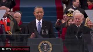 Watch President Obama Deliver His Second Inaugural Address [upl. by Enyala]