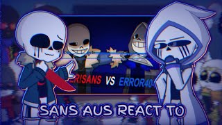 Sans aus react to Killer vs Error 404 [upl. by Notniw974]