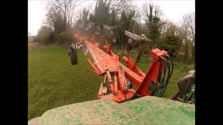 Ploughing with John Deere 6210r [upl. by Nafis]