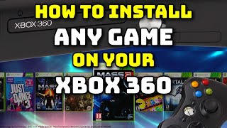 How to install any game on your modded Xbox 360  single disk multi disk GoD XBLA games [upl. by Amora976]