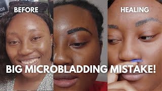 WATCH THIS 😭 BEFORE YOU DO MICROBLADINGMICROSHADING  MY EPIC FAIL MICROSHADING DAY 1 30 VLOG35 [upl. by Robina]