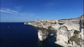 Les falaises de Bonifacio vues du drone makingof [upl. by Onfroi]