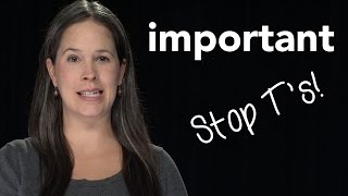 How to Pronounce IMPORTANT  American English [upl. by Ruamaj]