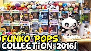 Funko Pop Collection 2016  Disney Cartoon Network Marvel and MORE [upl. by Annoeik]