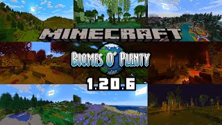 NEW Biomes O Plenty Mod Update  Minecraft 1206 Mod Showcase [upl. by Sutsuj]