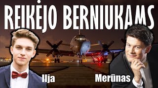 Merūnas ir Ilja  Reikėjo Berniukams Lyric Video Lietuviška Daina Su Žodžiais [upl. by Sadoc]