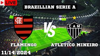 Flamengo VS Atletico Mineiro Live Match Today Score En Vivo Brazillian Serie A 2024 [upl. by Tice383]