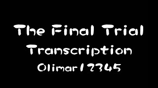 Pikmin OST  The Final Trial Transcription [upl. by Franek]