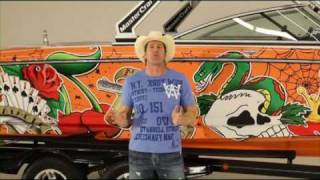 FELLERS Mastercraft Vinyl Boat Wrap Video [upl. by Aisa88]