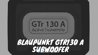 BLAUPUNKT GTR 130A ACTIVE UNDERSEAT SUBWOOFER UNBOXING  BUDGET SUB YANG PALING PADU [upl. by Vilberg]