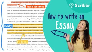 How to Write an Essay 4 Minute Stepbystep Guide  Scribbr 🎓 [upl. by Annenn489]