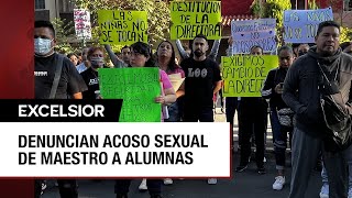 Denuncian abuso sexual de profesor a alumnas en secundaria de la GAM CDMX [upl. by Perkins]