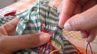 Smocking Diamond stitch catrionaakacat [upl. by Gilboa377]