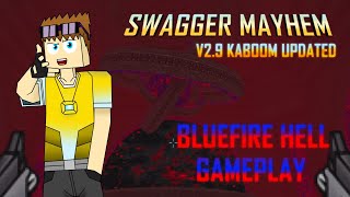 DOOM 2  Swagger mayhem v29  Bluefire hell  gameplay [upl. by Maureene555]